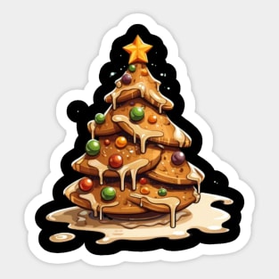 Christmas tree cake, merry christmas, usa Sticker